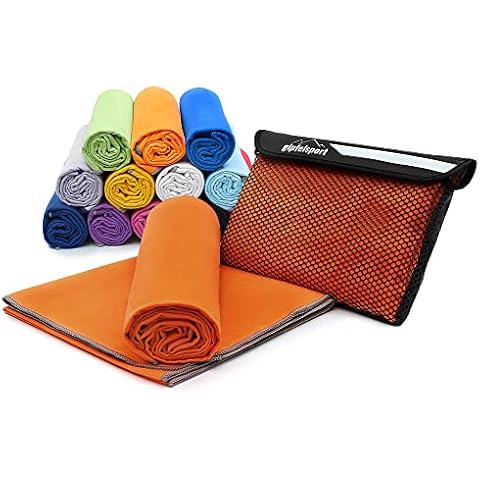 gipfelsport Toalla de Microfibra Naranja Cover