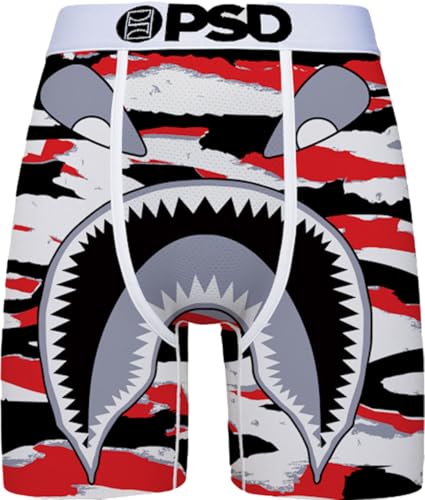 PSD Men's Wf Fire Red Boxer Briefs, Multi, L