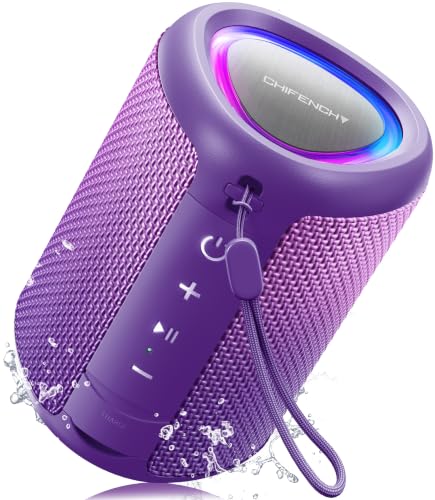 Image of Portable Bluetooth Speaker Beach Essentials: IPX5 Waterproof for Outdoor /Powerful HD Sound /Dynamic Light /All Day Playtime /Wireless BT 5.3 /TWS Pairing, Travel|Camping|Pool Accessorie, School Supplies