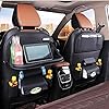 2 STKS Auto Organiser, Waterdichte en Duurzame Auto Seat Organizer, Opvouwbare Lade Tafel, Fit 10 inch iPad 9 zakken…