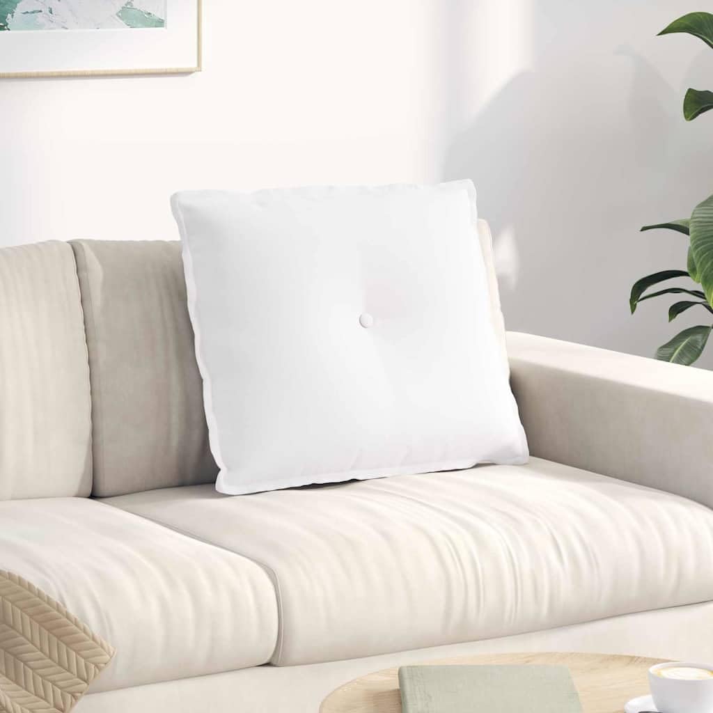 Coussin de dossier pour lire au lit confortablement le soir en blanc编