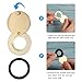 Peephole Cover, Door Hole Cover for Door Peephole Door Viewer Peephole for Home Peephole Protector with Self Adhesive Installation Tool
