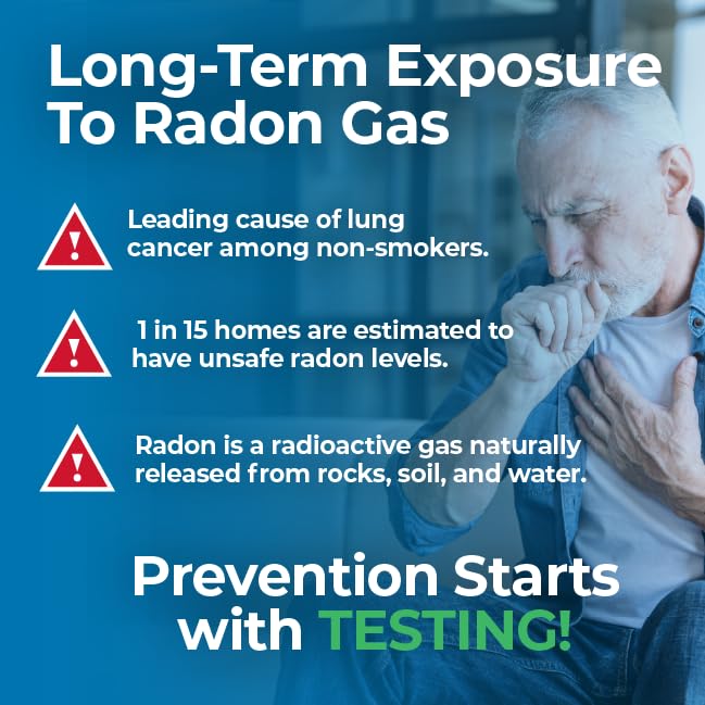 #1 Radon Gas Test Kit for Home Air Quality By Detekt® – 1 Short-Term Test Kit for Radon – Free Certified Lab Analysis Included – Fast & Accurate Results – Made in USA Radon Test - Image 5