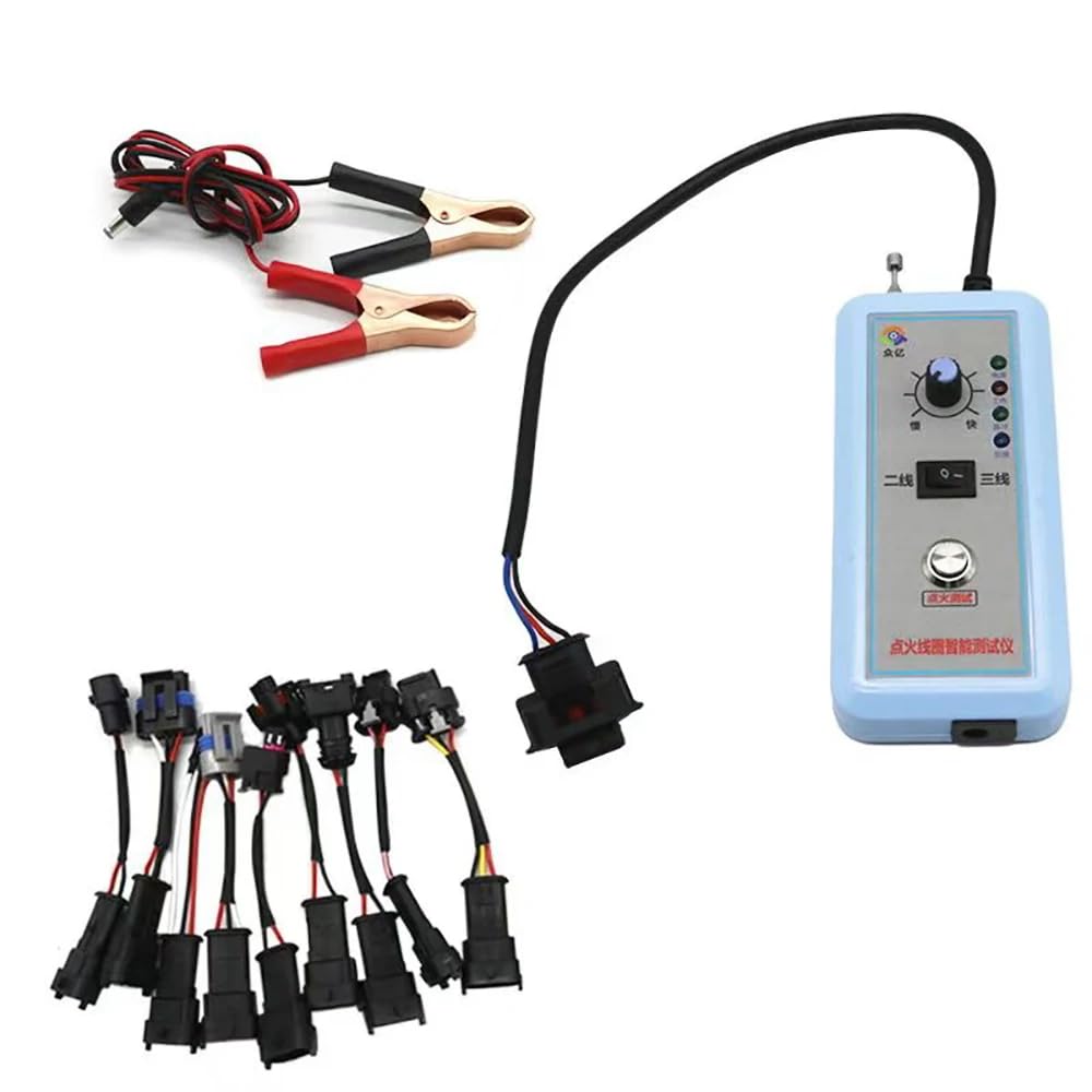 Toplionace Probador Inteligente de Bobinas de Encendido para Automóviles, 12V/24V, Instrumento Universal de Detección y Diagnóstico del Sistema de Encendido.