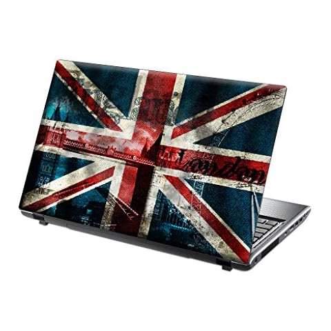 TaylorHe 13-14 Inch Laptop Skin with Union Jack Cover