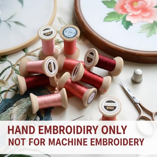 Image of Natural 100% Mulberry Handmade Embroidery Silk Thread Silk Floss (33)