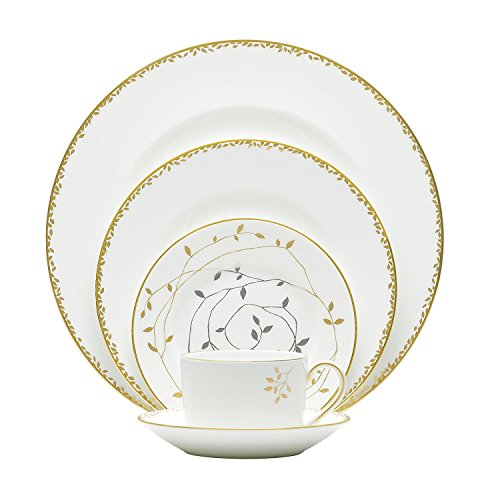 Wedgwood Vera Wang Gilded Leaf 5-Piece Place Setting