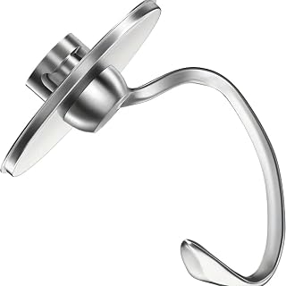 1pcs For Kit-chenAid Cookware Accessory And Dough Stainless Steel Hook, Suitable For 4.5 And 5QT Vertical Mixer Accessories.