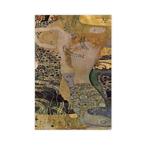 Poster sur toile inspiré de Gustav pour créer un bureau élégant