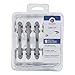 Hickory Hardware 10 Pack Solid Core Kitchen Cabinet Pulls, Luxury Cabinet Handles, Hardware for Doors & Dresser Drawers, 3 Inch Hole Center, Satin Nickel, Luna Collection -  VP3448-SN