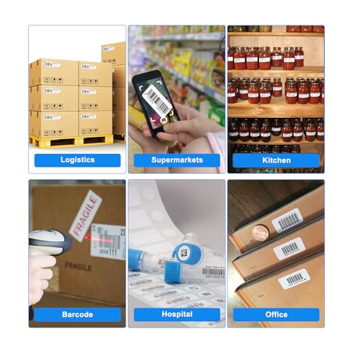 Rouleaux S0722520 compatibles DYMO haute blancheur pour une impression professionnelle nette - 6