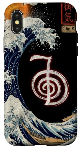 Cho Ku Rei Symbol, Reiki, Power, Protection, Aura Flow �X�}�z�P�[�X iPhone X/XS �p