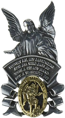Cathedral Art (Abbey & CA Gift) Auto Visor Clip, St. Michael/Guardian Angel image 3