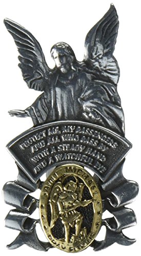 Cathedral Art (Abbey & CA Gift Auto Visor Clip, St. Michael/Guardian Angel