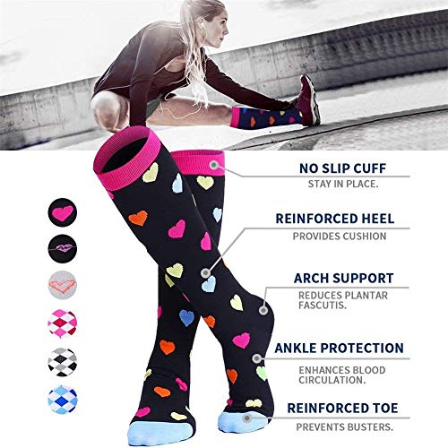 3 Paia Calze Compressione Graduata Donna e Uomo