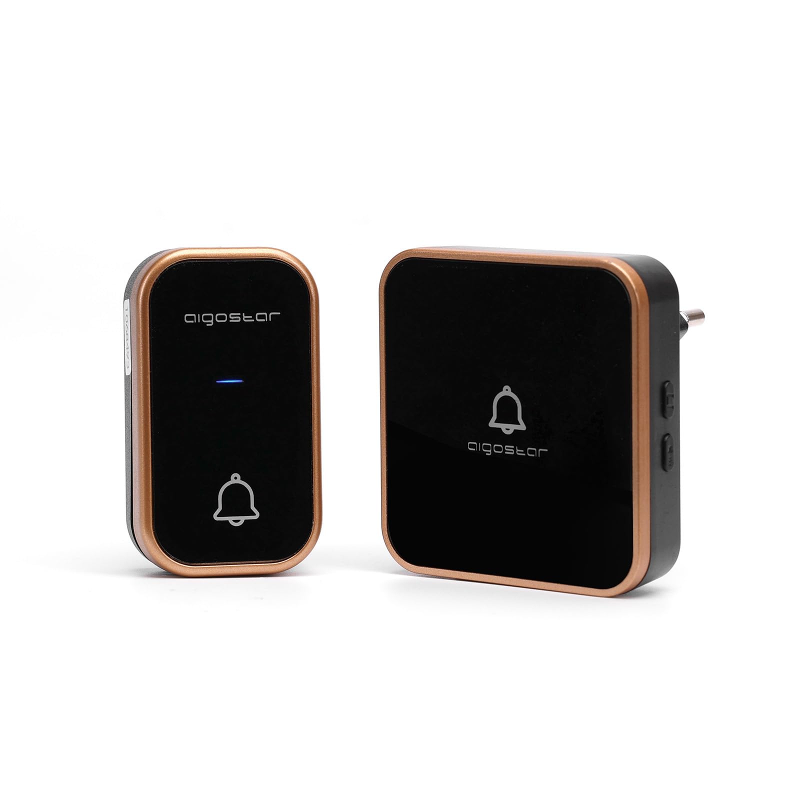 Campanello Senza Fili Autoalimentato - Impermeabile, 36 Melodie, 3 Livelli Volume, Portata 150 M, Nero - Foto 11