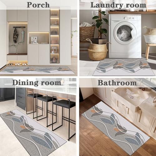 Tapis de couloir lavable grand format pour maison moderne - 8