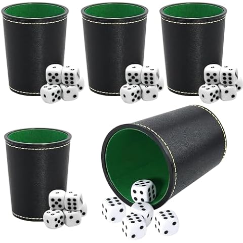 HENGBIRD Deluxe Leather Dice Cup Set Cover