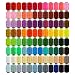 96Colors Sewing Thread Assortment Coil 250 Yards Each, Sewing Kit All Purpose Polyester Thread for Hand (96Mixed Colors)