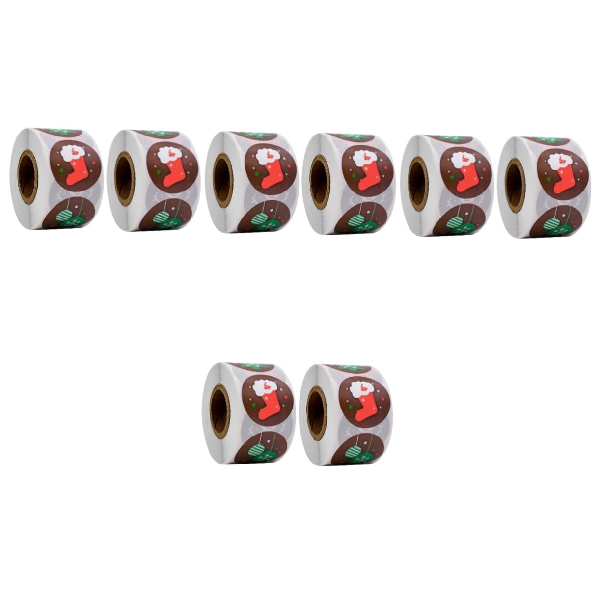 Beaupretty 4 Set Adesivi Natalizi Decorativi Etichette Adesive Per Regali E Buste Sicuri E Facili Applicare Per Decorazioni Festive E Natale 2 * 4