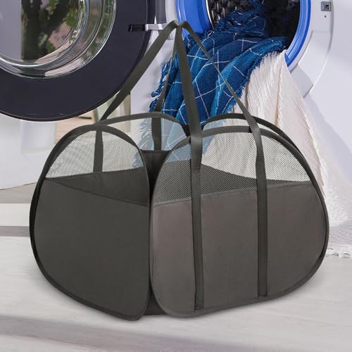 Panier à linge pliable et respirant pour optimiser le rangement