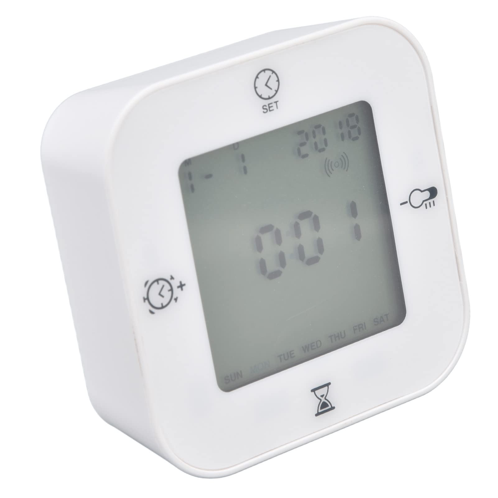 Horloge Thermomètre Multifonction à Grand écran pour Cave à Effet de Serre pour bébé, Réveil à Utilisation Nocturne pour une Surveillance Pratique des Matières Plastiques