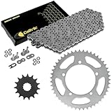 Caltric O-Ring Drive Chain and Sprocket Kit Compatible With Suzuki GSF650 GSF650Sa Bandit 650 2007-2015