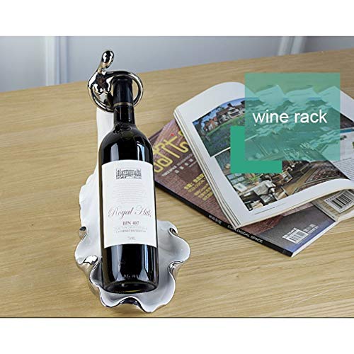 Soporte de vino cerámico hecho a mano, ahorro de espacio miniatura 7