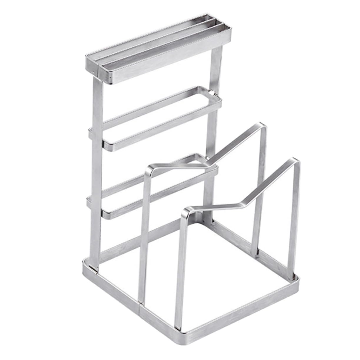 NAMOARLY Stainless Steel Knife Block Draining Rack for Chopping Board Easy to Clean Knife Block Utensil Holder