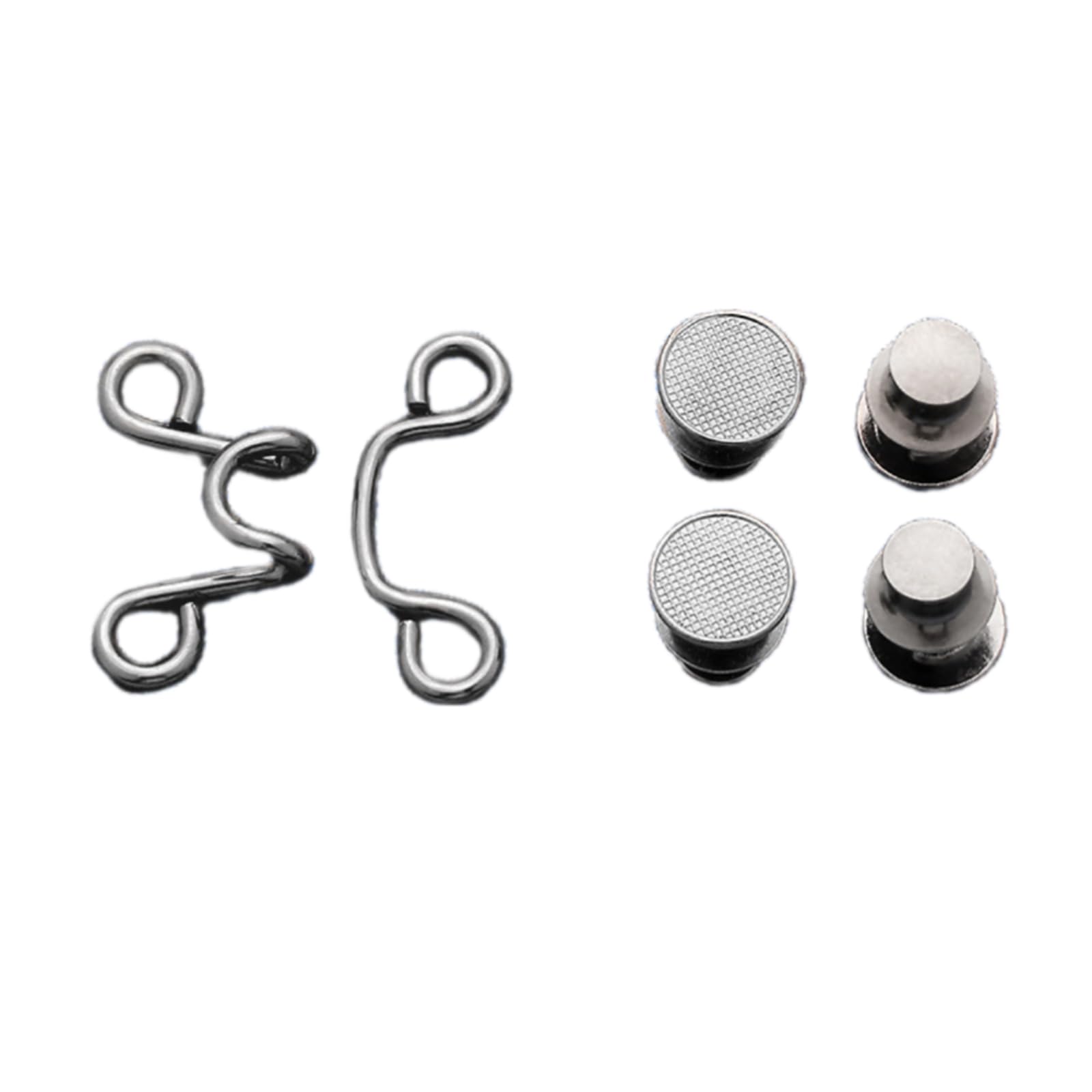 Xjdzineq Metal Waist Button Tighteners Pants Tighteners Buckles for Jeans Trousers Skirt Button Extenders for Pants