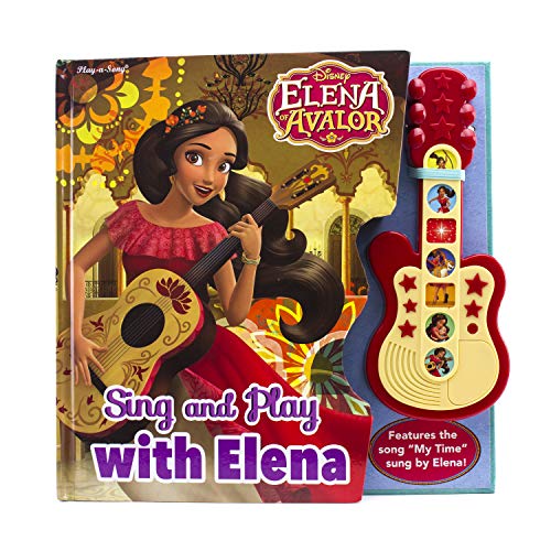 Disney - Elena of Avalor - Sing and Play with Elena! Board Book with Toy Guitar - PI Kids