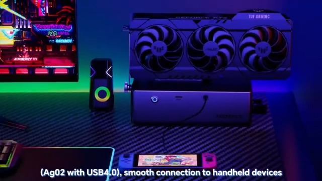 AOGSTAR AG02 OCuLink & USB4 eGPUドックドッキング AOOSTAR AG02 EGPU Dock with 800W PSU, OCuLink +USB4 Port