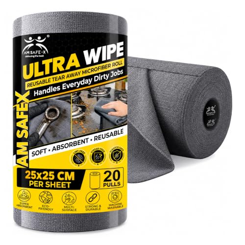 Safe-X Microfiber Cloth Roll 20Pcs