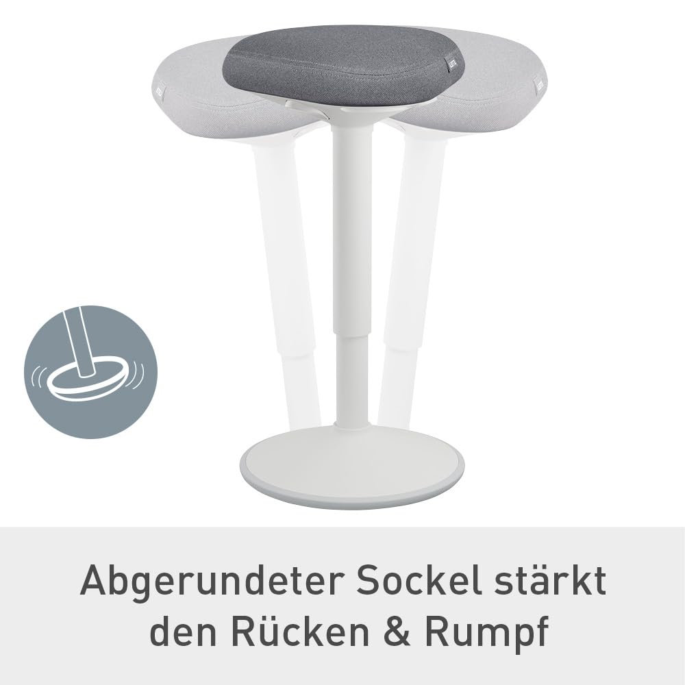 Leitz Ergo Active Stehhocker mit Dual Density Foam Komfortsitz – Bild 6