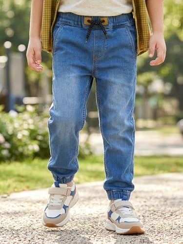 Image of Urbano Juniors Boy's Slim Fit Mid Rise Stretchable Jogger Jeans