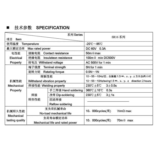 Interruptor selector SR16 de 8 posiciones para solucionar fallos en mandos rotativos 6