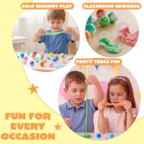 JOYIN 24Pcs Pastel Butter Slime Kit, Slime for Kids, Anxiety & Stress Relief Toys, Never Dry Out, Birthday Gifts & Party Favors, Carnival Prizes for Boys and Girls, Classroom Rewards - Image 4
