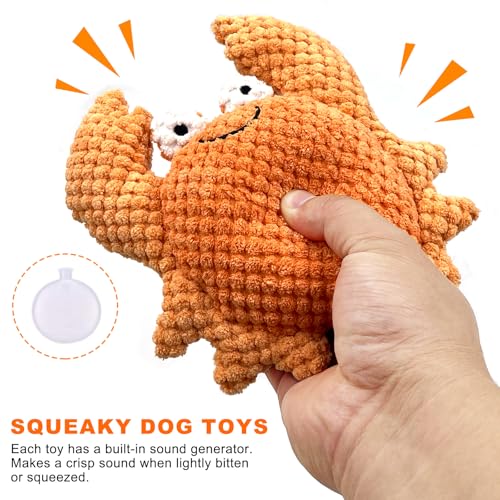 Juguete de peluche con chirriador para perros pequeños y medianos miniatura 2