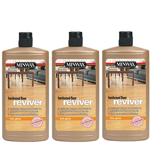 (3PACK) Minwax 609604444 Hardwood Floor Reviver, 32 Ounce, Low Gloss