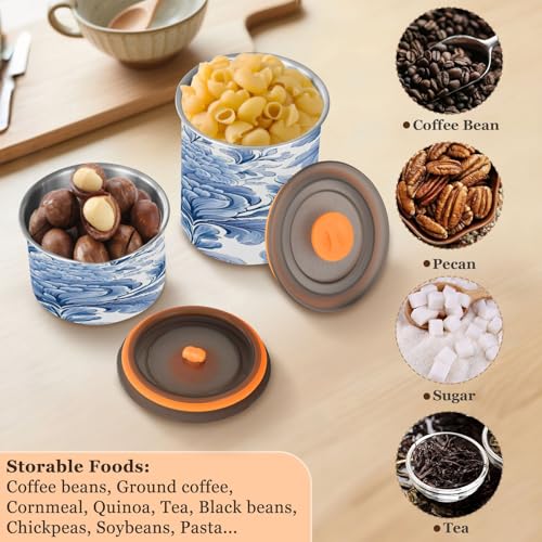 Envase de Café Hermético Acero Inoxidable 500 ml miniatura 5