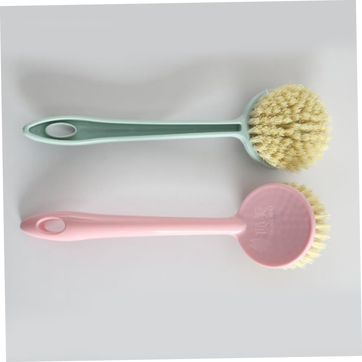 Ipetboom 6piezas Herramienta De Limpieza De Platos Mango Cepillo De Cocina para Fregar Utensilios Casa Rojo y Verde