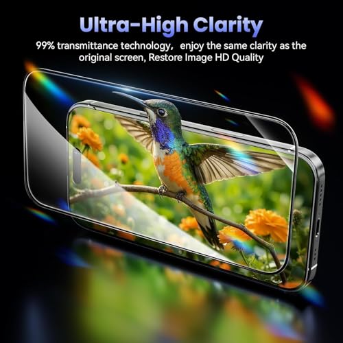 Image of Tempered Glass Screen Protector Compatible for MOTO G57 POWER /MOTO G67 POWER with Edge to Edge Coverage and Easy Installation Kit