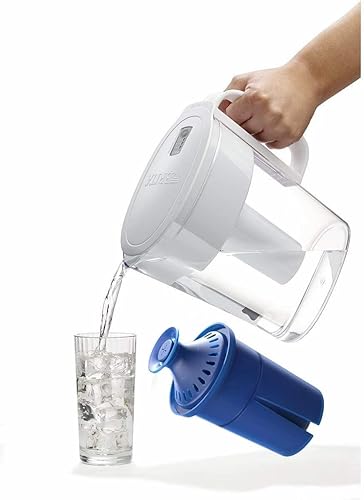 Filtro de agua Elite de larga duración de 6 meses - Eficiente filtro Elite de larga vida útil, reemplazo para filtro de agua de jarra Brita y 2