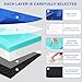 Lxotvae Memory Foam Camping Mattress pad, Comfortable Thick Floor Sleeping Mat for Adults with Waterproof and Non-Slip Bottom, Portable Roll Up Mattress for Sleepover Guest,Cot Mad for Car Camping