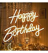 Amazon | 【LEISURE CLUB】ネオンライト Happy Birthday サイン LED
