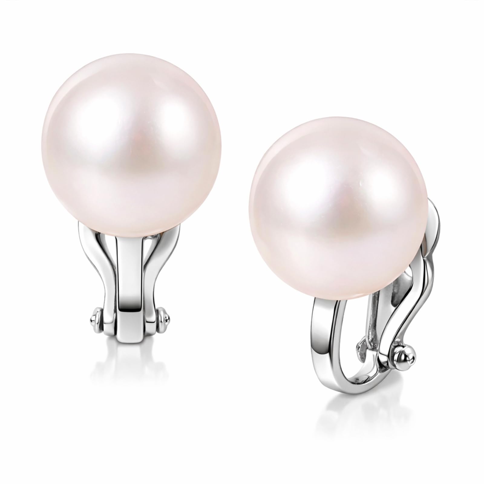 Freshwater Cultured Real Pearl Clip On Earrings