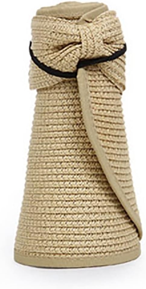 Women Visors Hat Foldable Sun Hat Wide Large Brim Beach Hats Hat(D)