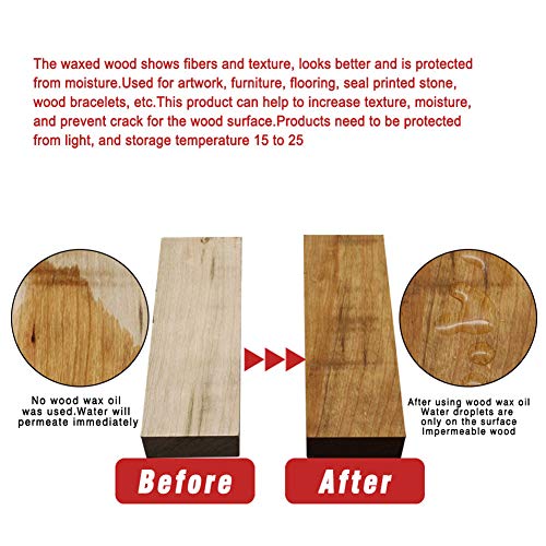 Image of Grospe Jessiy Wood Seasoning Beewax Natural Beewax Polish For Wood & Furniture,Metal & Leather,Complete Solution Furniture Care Cleaning,Protect And Enhance The Shine