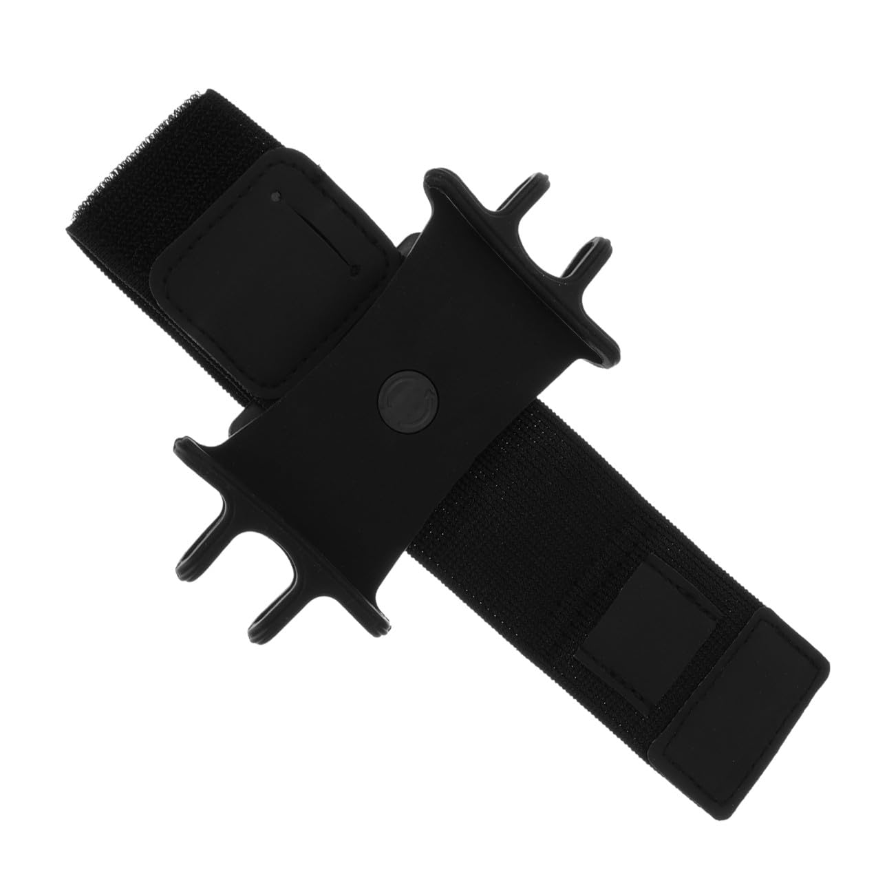 NUOBESTY 16 Piezas Pulsera De Celular Soporte para Celular De Muñeca Las Manos Cinturón De Teléfono Flexible Llaves Deportes Brazalete Giratorio 360 Black Gel De Sílice