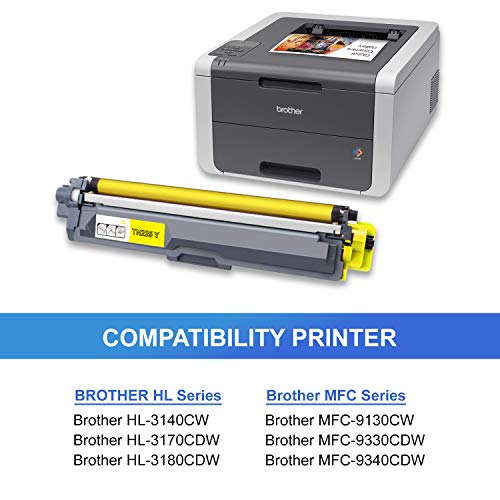 Arthur Imaging Compatible Toner Cartridge Replacement For Brother Tn225 (Yellow, 1-Pack) #TOP5